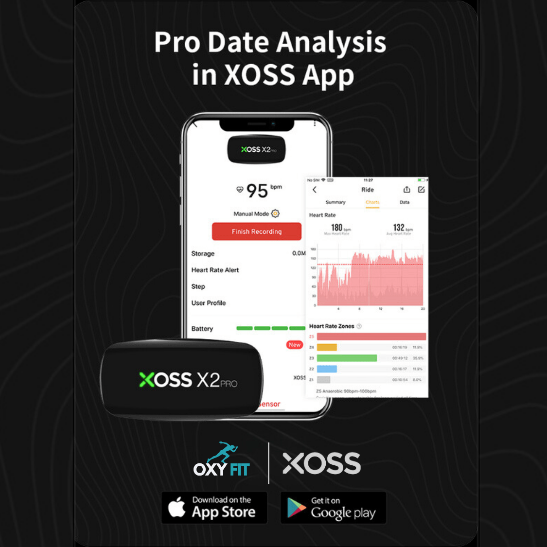 Hypersku OXYFIT™ Walker X2PRO Heart Rate Monitor by XOSS
