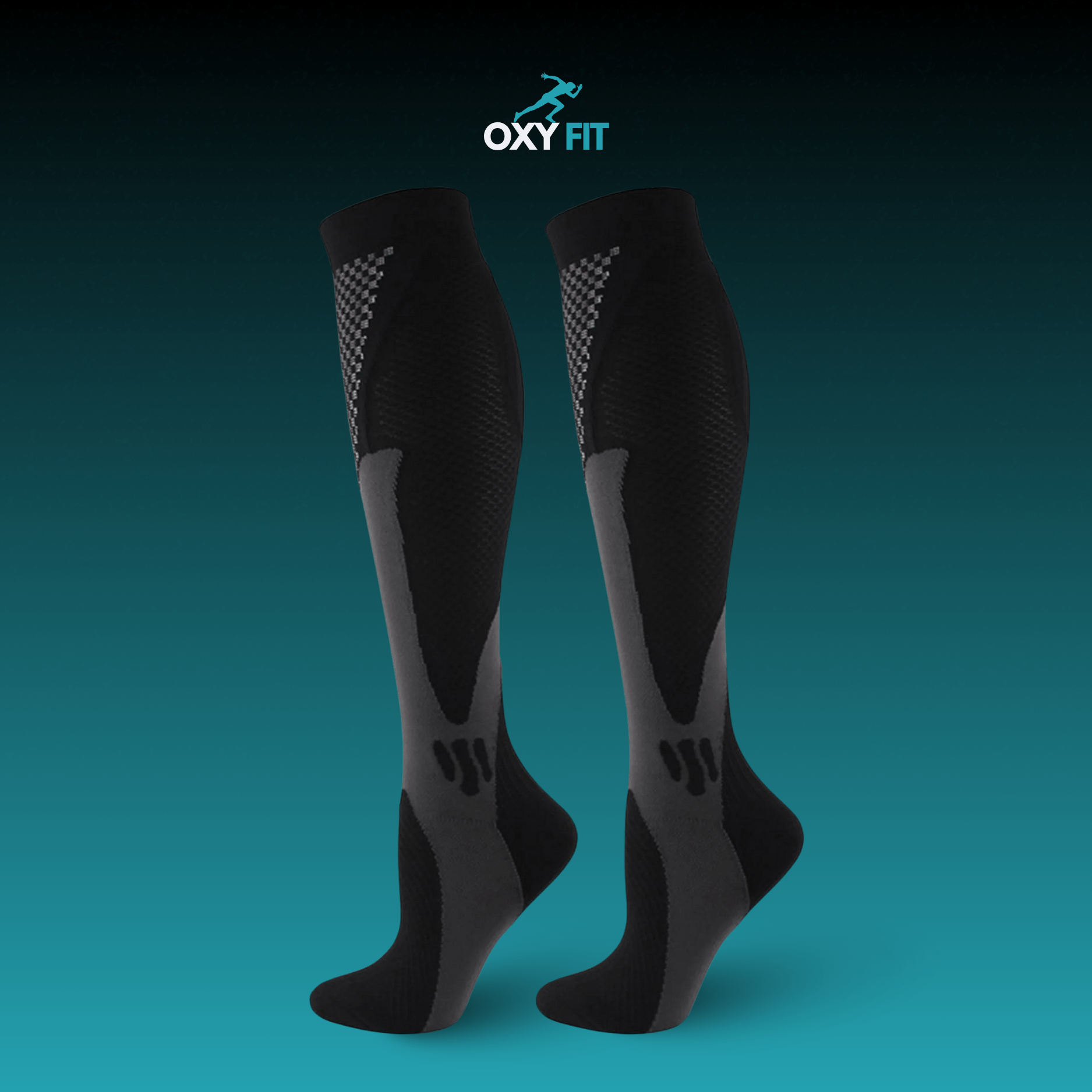 OXYFIT Black OXYFIT™ Advanced Compression Socks