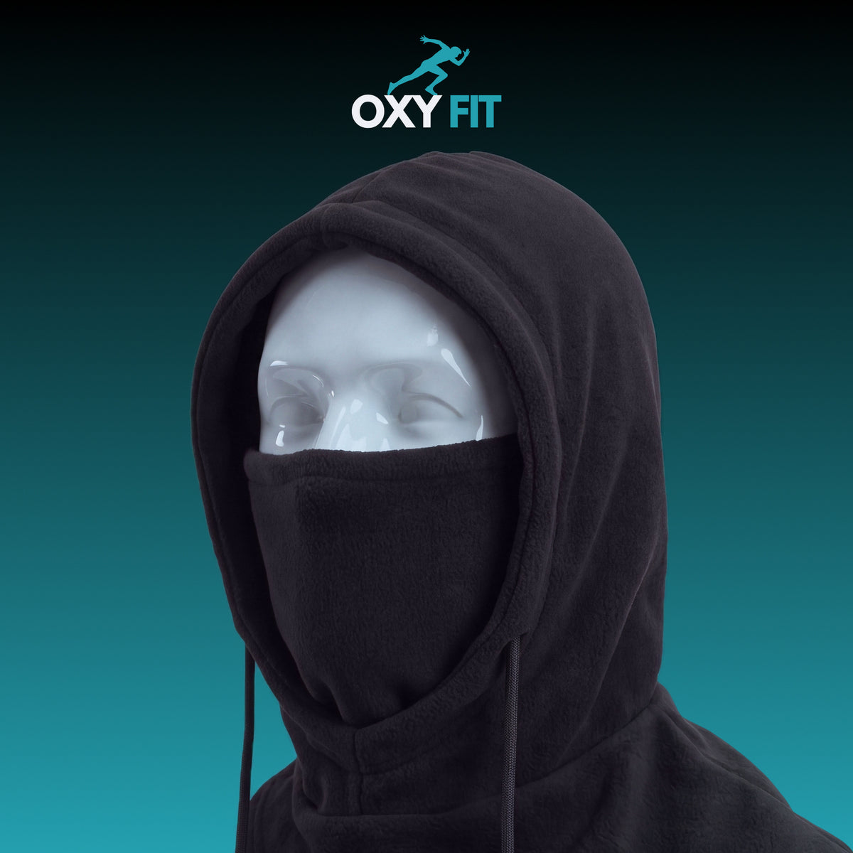 OXYFIT Hood OXYFIT™ 3-in-1 Fleece Hood 3-in-1 Fleece Hood: Hat, Scarf & Face Cover | OXYFIT™