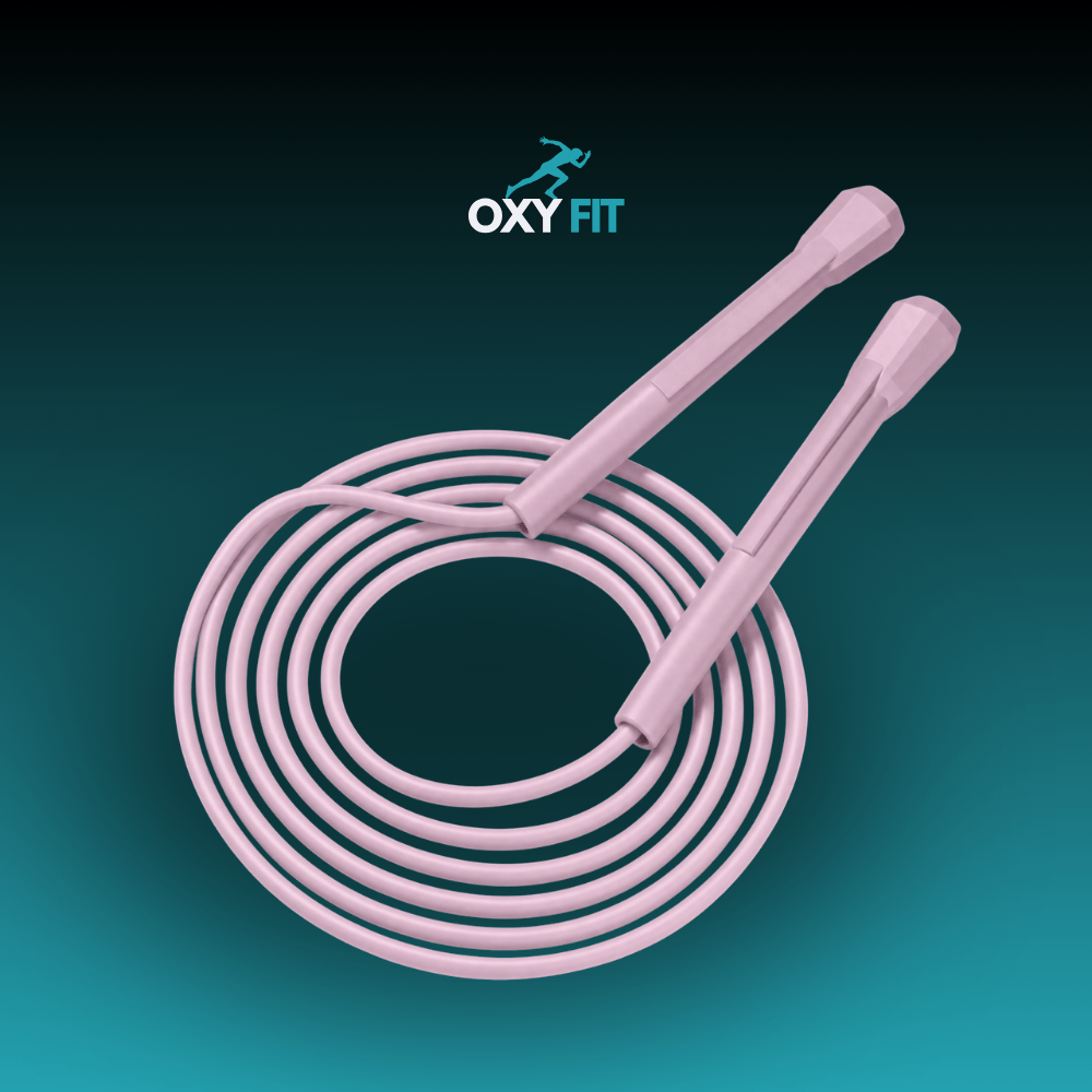 OXYFIT Jump Rope Pink OXYFIT Adjustable Speed Rope Adjustable Speed Jump Rope for Boxing & CrossFit | OXYFIT