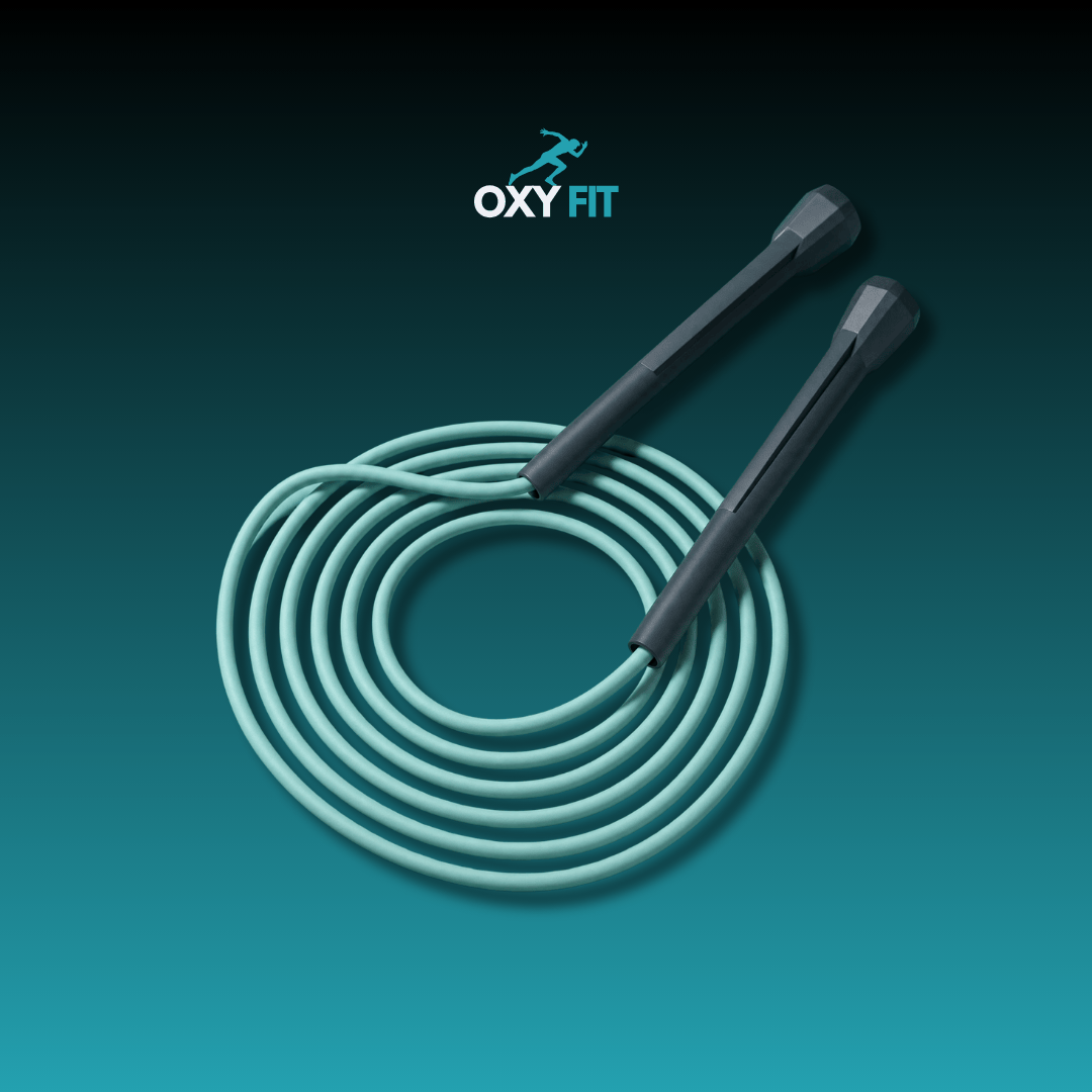 OXYFIT Jump Rope Teal OXYFIT Adjustable Speed Rope Adjustable Speed Jump Rope for Boxing & CrossFit | OXYFIT