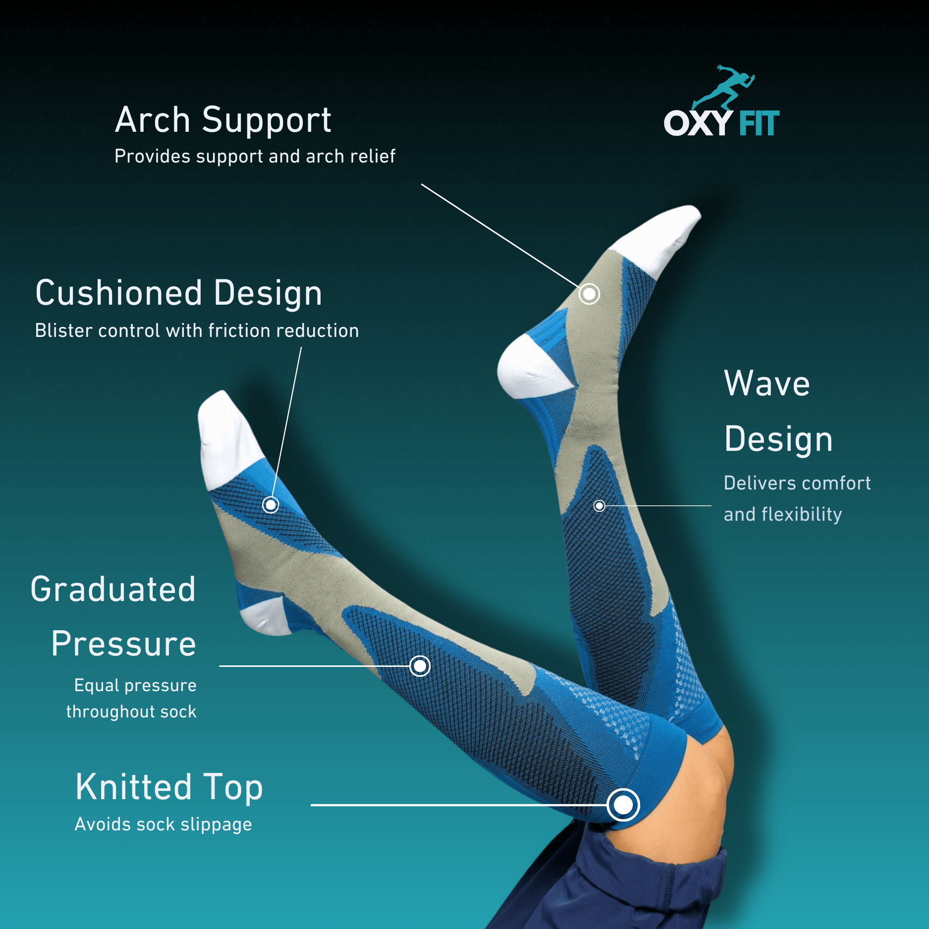 OXYFIT OXYFIT™ Advanced Compression Socks
