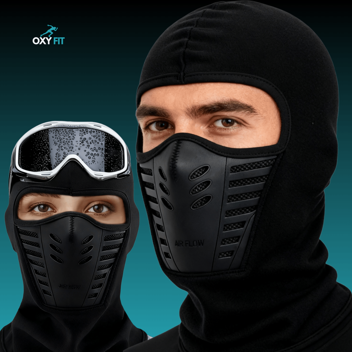 OXYFIT OXYFIT™ Winter Sports Balaclava with Air-Filter Protection OXYFIT™ Winter Sports Balaclava with Air-Filter Protection