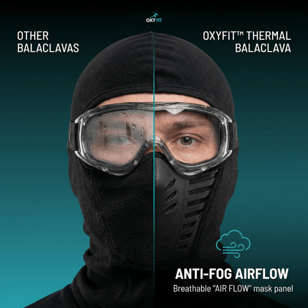 OXYFIT OXYFIT™ Winter Sports Balaclava with Air-Filter Protection OXYFIT™ Winter Sports Balaclava with Air-Filter Protection