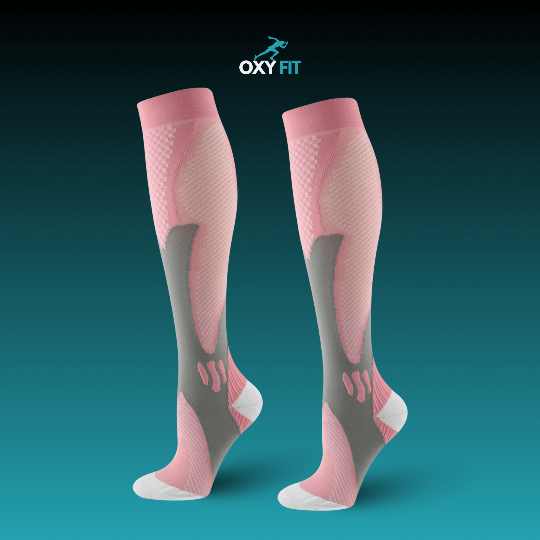 OXYFIT Rose OXYFIT™ Advanced Compression Socks
