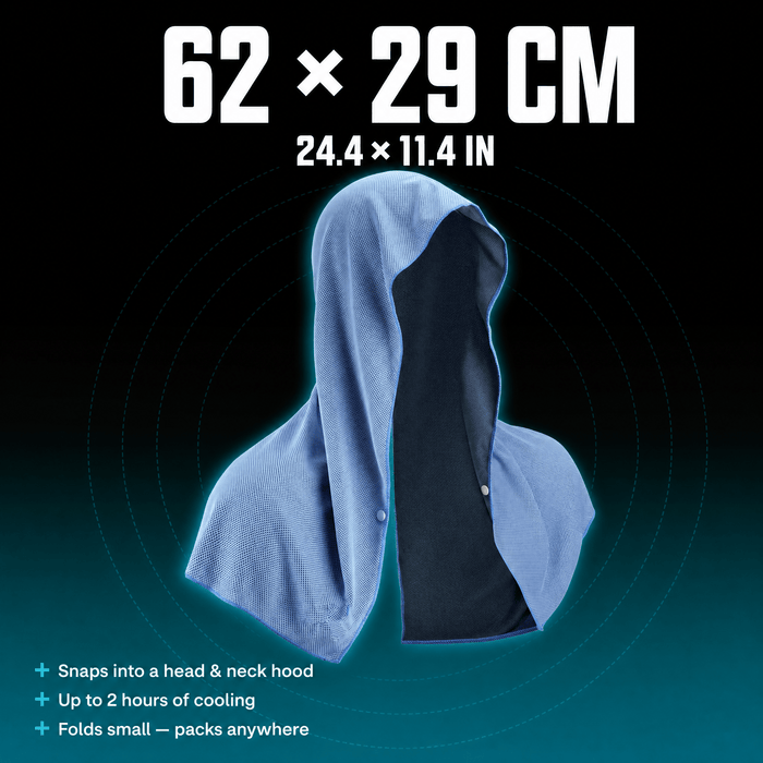 OXYFIT Towel OXYFIT Vapor Cooling Hood Towel Vapor Cooling Hood Towel — Neck & Head Cooling | OXYFIT