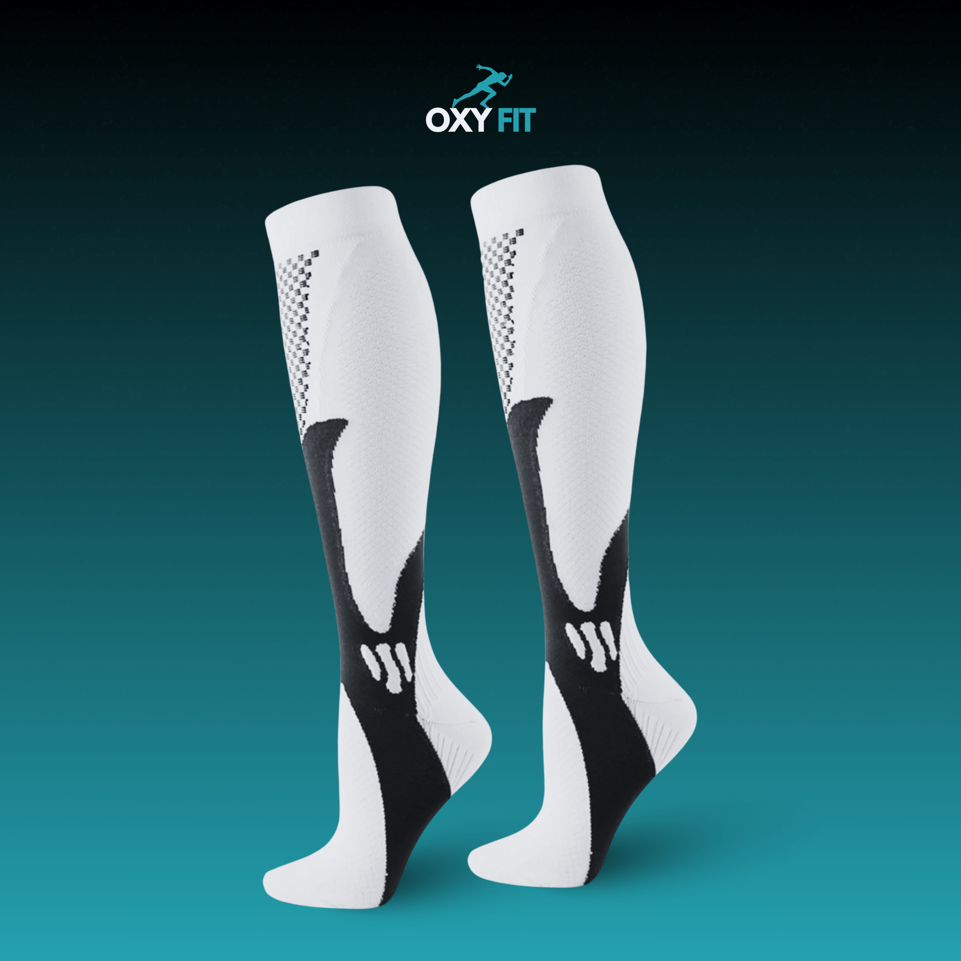 OXYFIT White OXYFIT™ Advanced Compression Socks