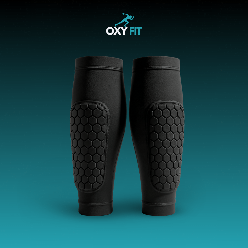 OXYFIT Black / S OXYFIT™ Protective Calf Sleeve – Impact Defender OXYFIT™ Protective Calf Sleeve – Impact Defender