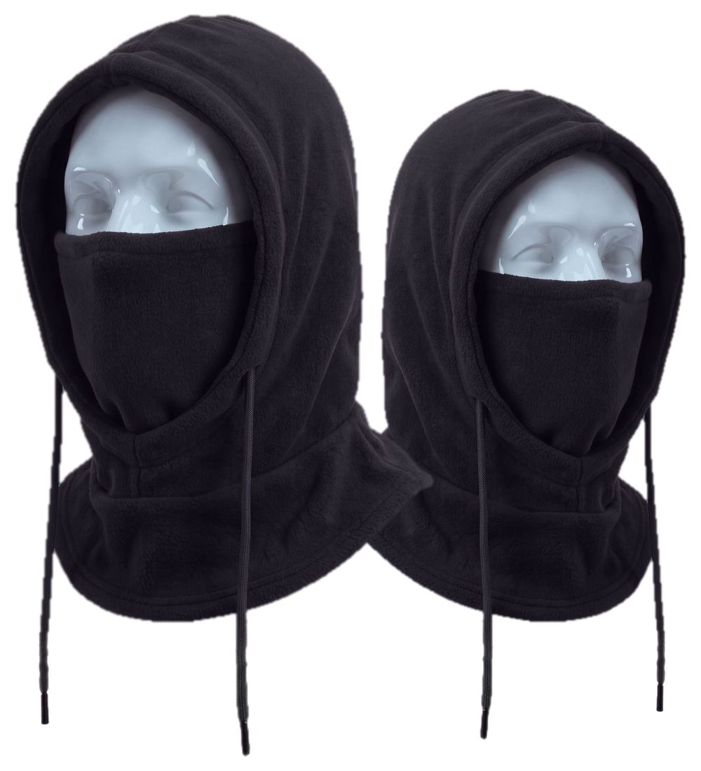Two OXYFIT 3-in-1 Fleece Hoods