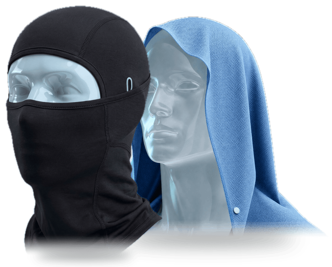 OXYFIT Summer Sports Balaclava and the Vapor Cooling Hood Towel