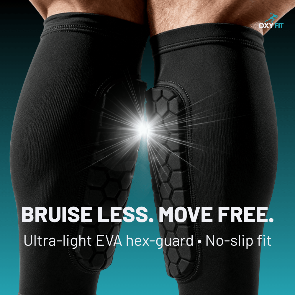 OXYFIT OXYFIT™ Protective Calf Sleeve – Impact Defender OXYFIT™ Protective Calf Sleeve – Impact Defender