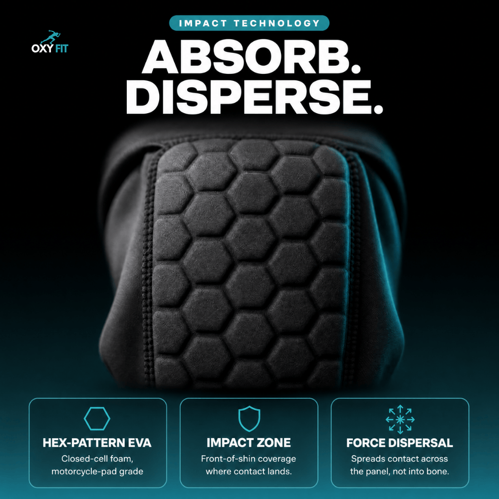 OXYFIT OXYFIT™ Protective Calf Sleeve – Impact Defender OXYFIT™ Protective Calf Sleeve – Impact Defender