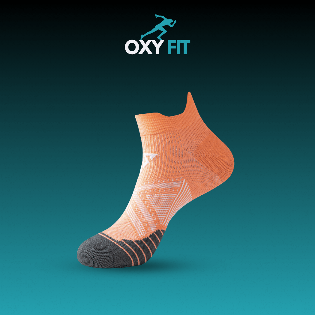 OXYFIT Sporting Goods Orange Neon / Men's L (39-44) OXYFIT™ Compression Running Socks