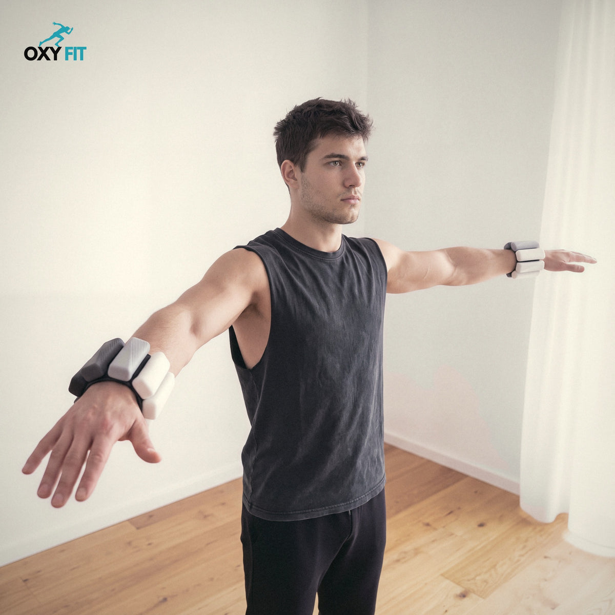 OXYFIT Wearable Weights OXYFIT™ Wearable Weights Wearable Wrist & Ankle Weights, 1 lb Each | OXYFIT
