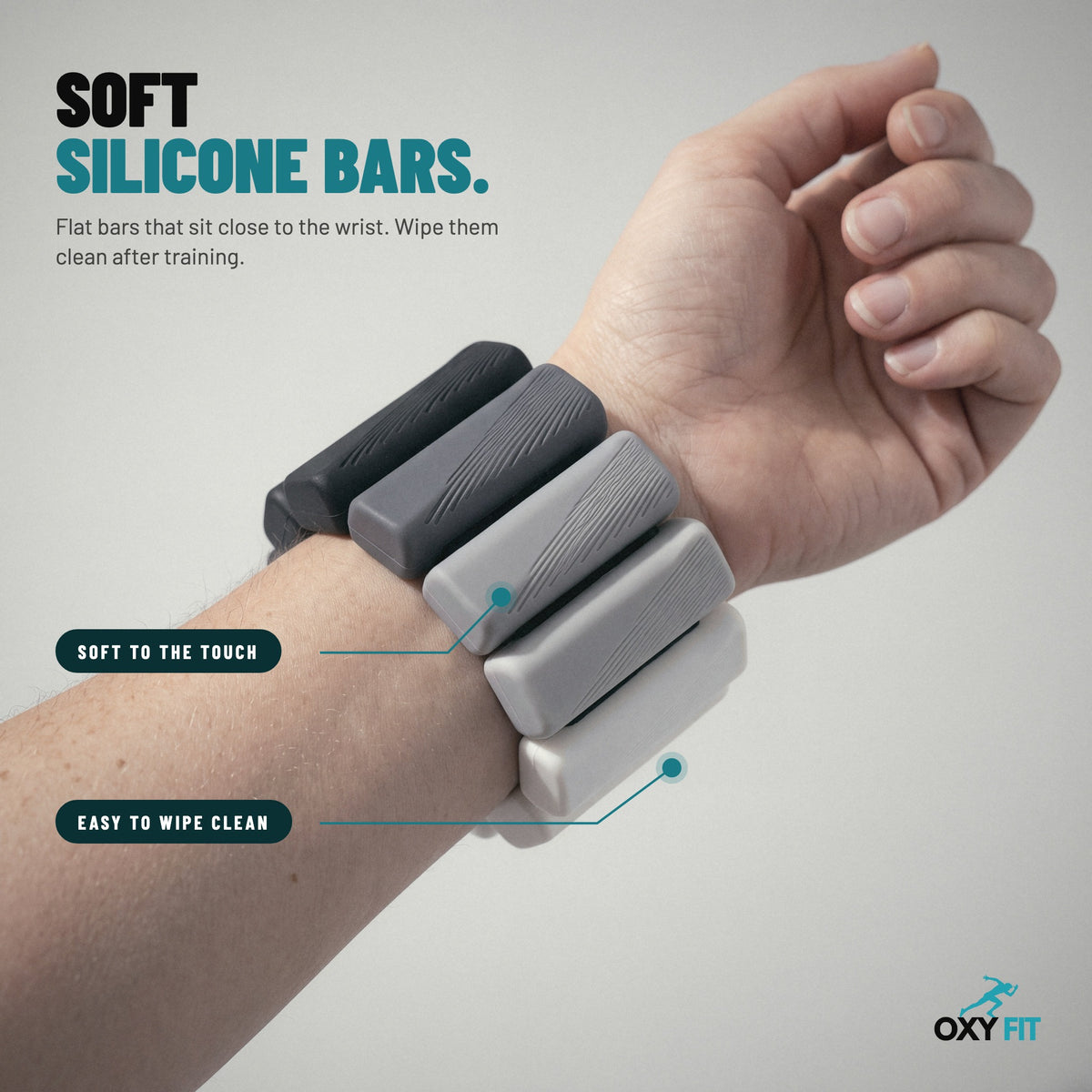 OXYFIT Wearable Weights OXYFIT™ Wearable Weights Wearable Wrist & Ankle Weights, 1 lb Each | OXYFIT
